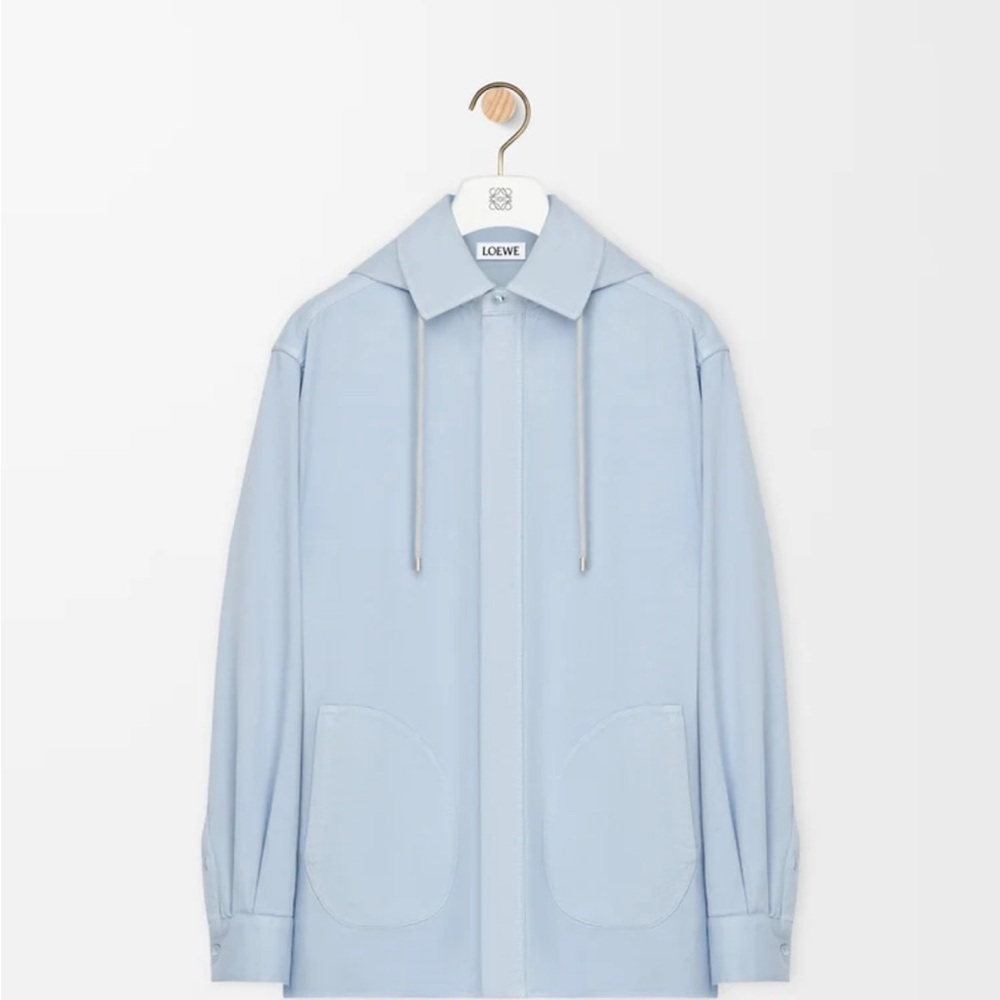 Loewe Sky Blue Men's Shirt Jacket